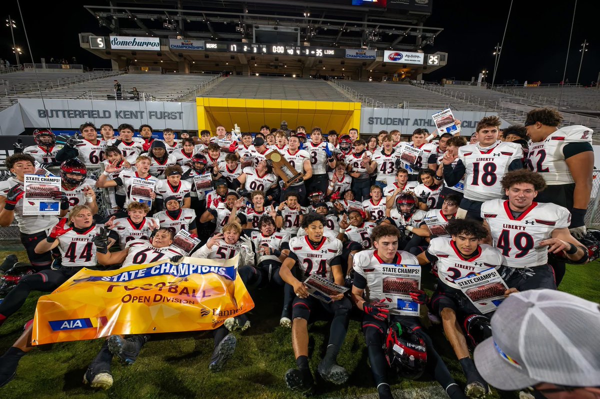 Tyler Burnstein - 2026 (@ty_burnstein) on Twitter photo Open Division State Champions! Thank you to all my teammates for welcoming me into the brotherhood. Happy to be apart of this team. <a href="/LibertyFBLions/">Liberty Lions Football</a> <a href="/coachthomasfb/">Colin Thomas</a> <a href="/stephaunpeters/">Stephaun Tank Peters</a> <a href="/JUSTCHILLY/">Just Chilly</a> <a href="/gridironarizona/">Gridiron Arizona</a> <a href="/On3sports/">On3</a> <a href="/247recruiting/">247Sports Recruiting</a> <a href="/KevinMcCabe987/">Kevin McCabe</a> <a href="/azc_obert/">Richard Obert</a> <a href="/RsmithYWV/">Richard Smith</a> Open Division State Champions! Thank you to all my teammates for welcoming me into the brotherhood. Happy to be apart of this team. <a href="/LibertyFBLions/">Liberty Lions Football</a> <a href="/coachthomasfb/">Colin Thomas</a> <a href="/stephaunpeters/">Stephaun Tank Peters</a> <a href="/JUSTCHILLY/">Just Chilly</a> <a href="/gridironarizona/">Gridiron Arizona</a> <a href="/On3sports/">On3</a> <a href="/247recruiting/">247Sports Recruiting</a> <a href="/KevinMcCabe987/">Kevin McCabe</a> <a href="/azc_obert/">Richard Obert</a> <a href="/RsmithYWV/">Richard Smith</a>