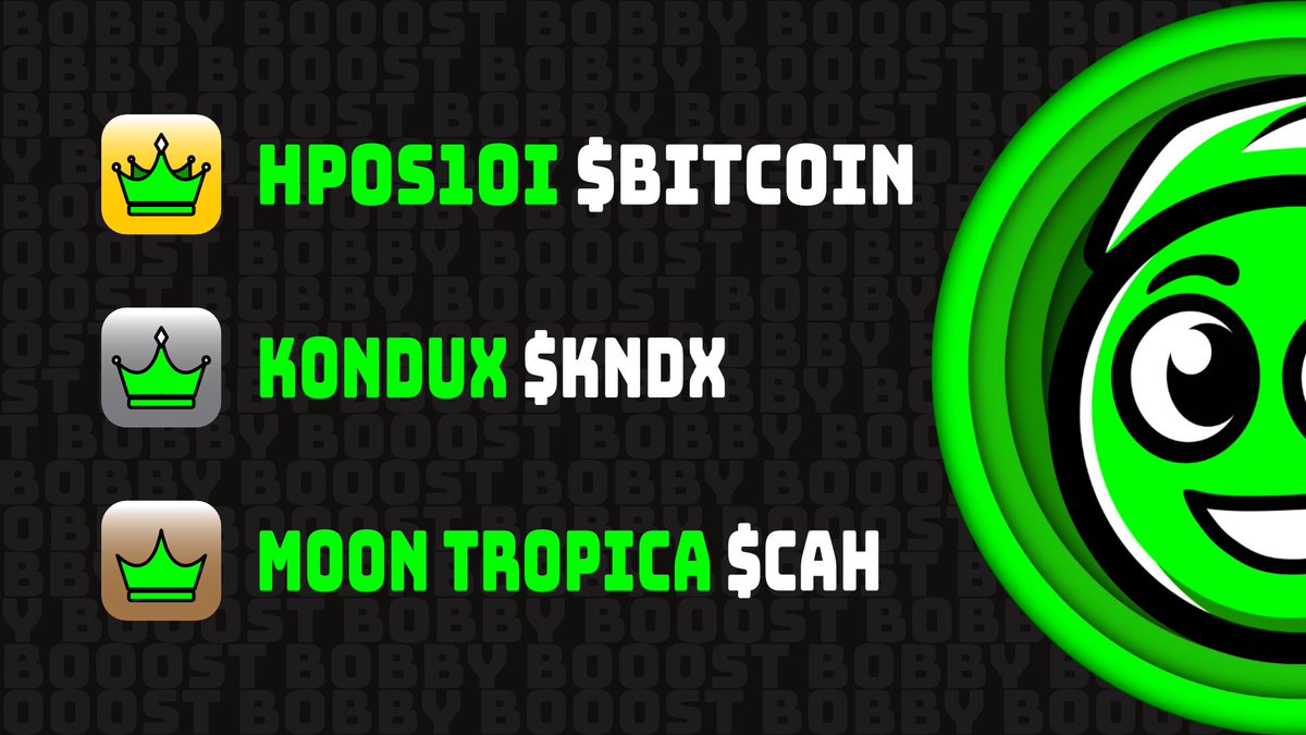 BobbyBuyBot's tweet photo. 🚀 Bobby Booost Beta: Endgame! 🚀

🔥 With our Bobby Booost Beta coming to an end, our test group had one last chance to shine. 

Major Shoutouts to:

🥇@RealHPOS10I for securing the first place finish with an impressive score of over 1000 Booosts. 

🥈@Kondux_KNDX for showing their consistent strength by never finishing below second place. 

🥉@moontropica who reigned supreme over the 4 days of testing, becoming our overall winners. 

Full drop coming soon.  

Bobby Buy Bot Boosting the Bullrun Back.