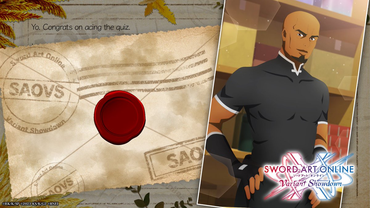 oceanturtle0702's tweet photo. ╔═════════════╗
　　  I got 10 points
　　      on the #SAOVS quiz!
╚═════════════╝
Get 10 points (a perfect score), and receive congratulatory messages from SAO characters.💌🕊️

▼Take the quiz :https://t.co/DIIKfgTi7q
#SAO
https://t.co/GIlVDGvzBC