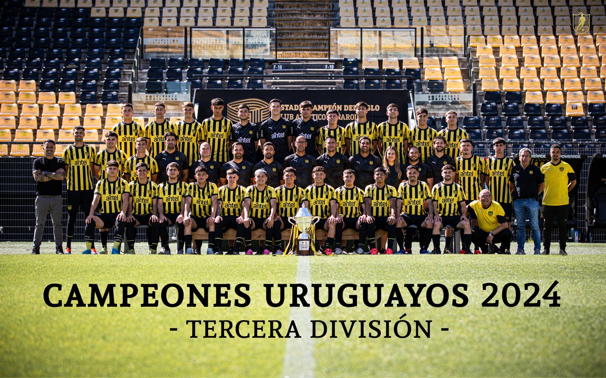 ⚫️🟡 𝐓𝐄𝐑𝐂𝐄𝐑𝐀 𝐃𝐈𝐕𝐈𝐒𝐈𝐎𝐍 ⚫️🟡
🏆𝐂𝐀𝐌𝐏𝐄𝐎𝐍 𝐔𝐑𝐔𝐆𝐔𝐀𝐘𝐎 𝟐𝟎𝟐𝟒🏆