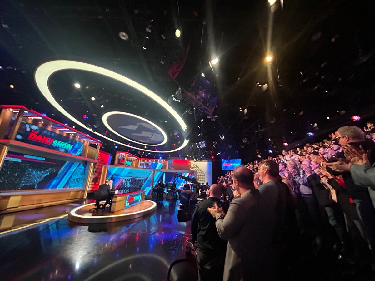 benwikler's tweet photo. We're ready to take our message for a stronger, unified Democratic Party everywhere and anywhere. Tonight that meant stopping by @TheDailyShow! 

Make sure to tune in tonight at 11pm ET. 

UNITE. FIGHT. WIN. https://t.co/lOeOl1ks2U