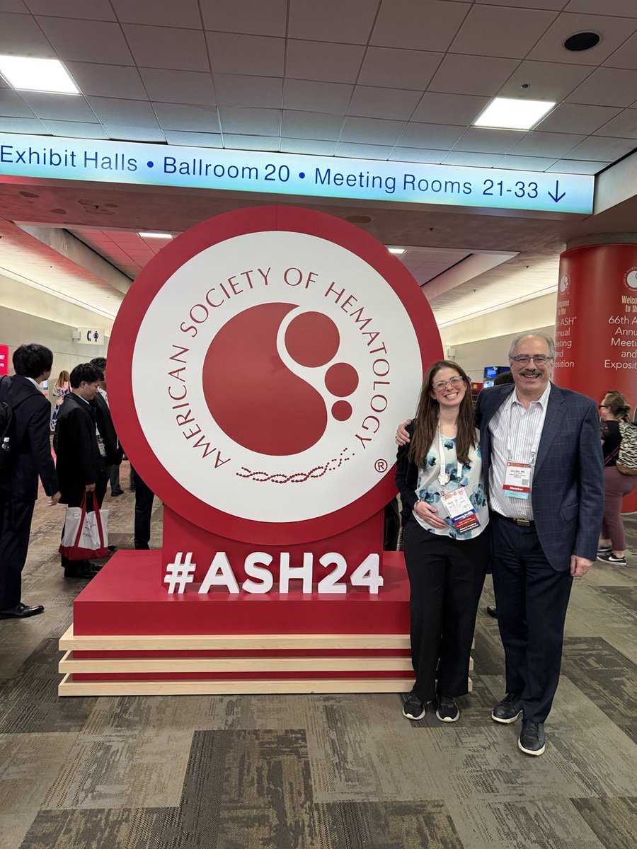 Love hanging out with my daughter, Becky, at ASH.