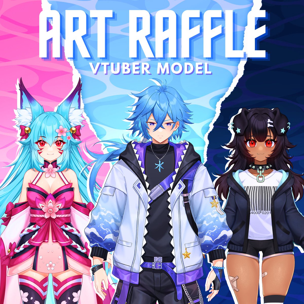 LynxLab_'s tweet image. VTUBER MODEL ART RAFFLE
🎁3 winner get a Vtuber Model (1 Bust up, 1 Halfbody, 1 Fullbody)🎁

Rules : 
☑Follow me  
☑Like💙
☑RT this post (not QRT) 
☑Drop your Character/Reference 

Ends on December 17th
New followers are welcome✨

Good luck!
#artraffle #artgiveaway #Vtuber
