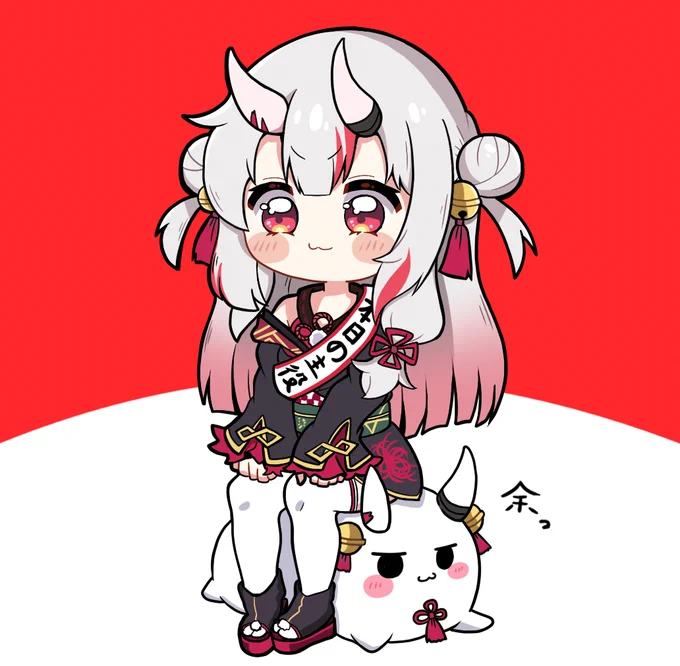 本日の主役は余～だよ!!#百鬼絵巻 #百鬼あやめ生誕祭2024 