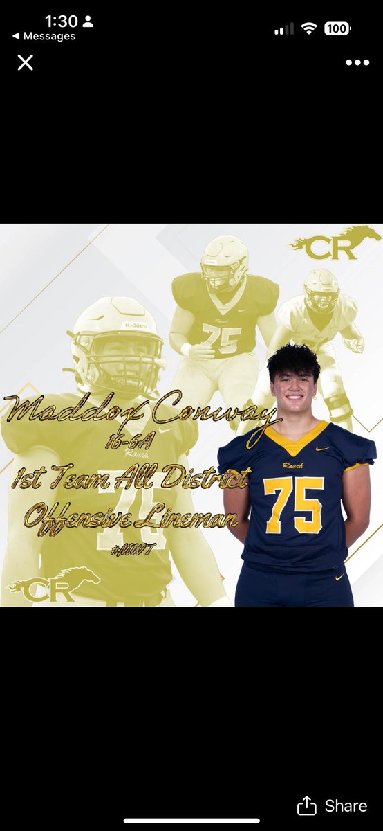 Honored to be named 1st Team All-District. I'm grateful for my coaches' guidance and support, and thankful for an incredible season with my teammates.