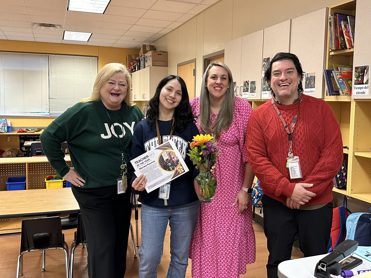 Brittnie Tippitt (@mstippitt2u) on Twitter photo We at <a href="/AudeliaCreekES/">AudeliaCreekES</a> are celebrating our Teacher of the Year … <a href="/Tavira_20/">Marcela Tavira-Pouncie</a>. She is the epitome of excellence , grace, intelligence!! We are honored for her to be at ACE instilling those same character traits into her students !!! We love you!!!!!!
#RISDBeTheOne #HustleandHeart We at <a href="/AudeliaCreekES/">AudeliaCreekES</a> are celebrating our Teacher of the Year … <a href="/Tavira_20/">Marcela Tavira-Pouncie</a>. She is the epitome of excellence , grace, intelligence!! We are honored for her to be at ACE instilling those same character traits into her students !!! We love you!!!!!!
#RISDBeTheOne #HustleandHeart