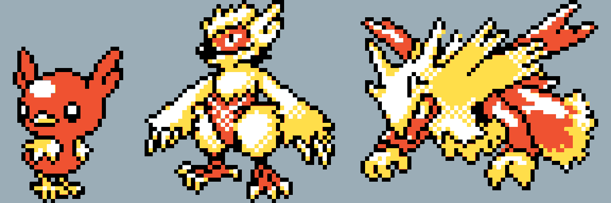 aronousqui20's tweet photo. #Pokemon #Pokemonfanart #Pokemonbeta #Pokemonleaks #fanart #art #pixelartist #pixelart #Blaziken
Buenas a todos nuevamente espero que estén super bien. aquí es dejo unos sprites de la beta de Blaziken en formato GBC espero que les guste https://t.co/tjmlqyYv8E