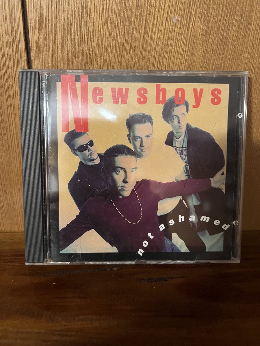 Going through some of my belongings and I found this, the first CD I ever owned. I received it, along with my first CD player, on Christmas in 1992.