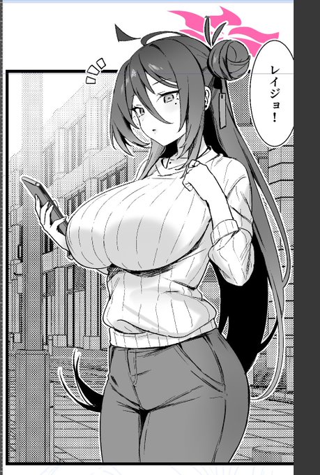 私服レイジョどうしても描きたかった(ToT) 