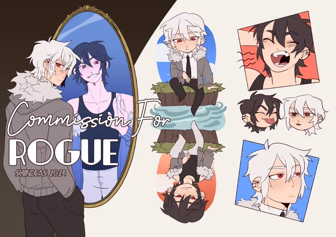 Some c*mmissions from previous months!Slots are still open for this month :] info on my pinned tweet! 