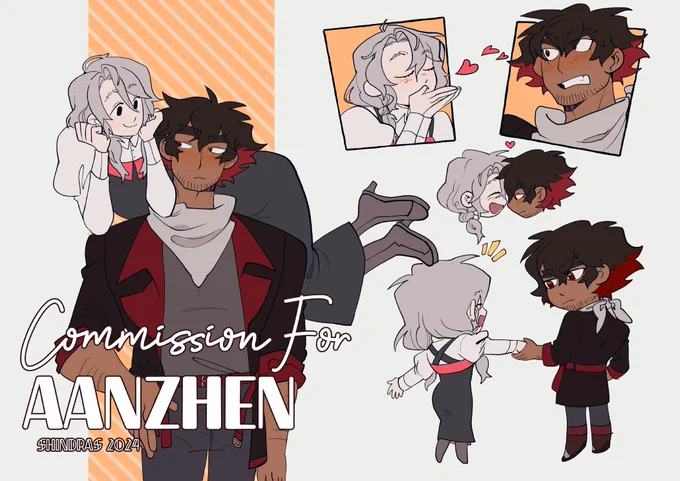 Some c*mmissions from previous months!Slots are still open for this month :] info on my pinned tweet! 