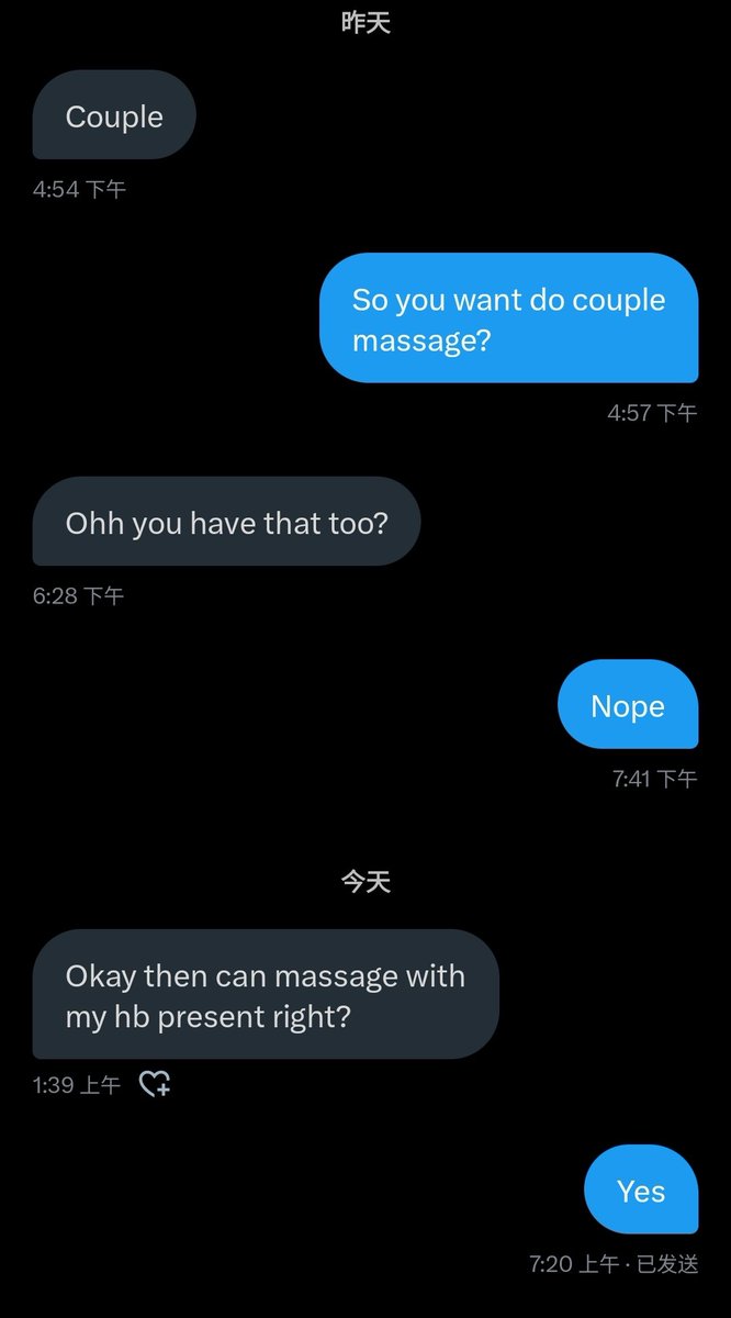 tim_yonimassage's tweet photo. Yes , I'm welcoming your partner to join the therapy , I could step by step teach him in the limited time too. https://t.co/lFErGCATRj