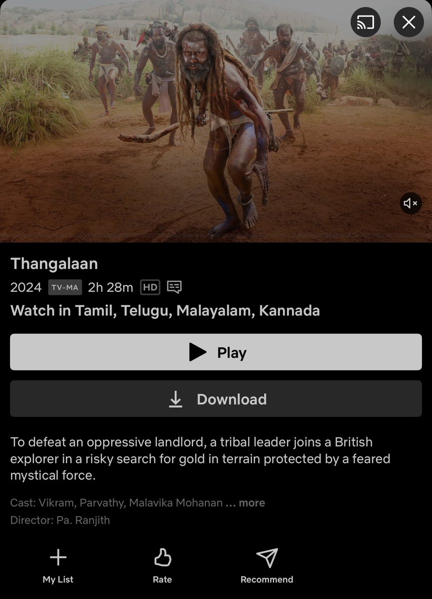 Chiyaanajith7's tweet photo. #25YearsofChiyaan
Pacha Crt ah dhaan release pannirukan
#ChiyaanVikram's #Thangalaan is streaming now on NETFLIX.
https://t.co/iSatwFEq0i… https://t.co/cPqToBn4ku