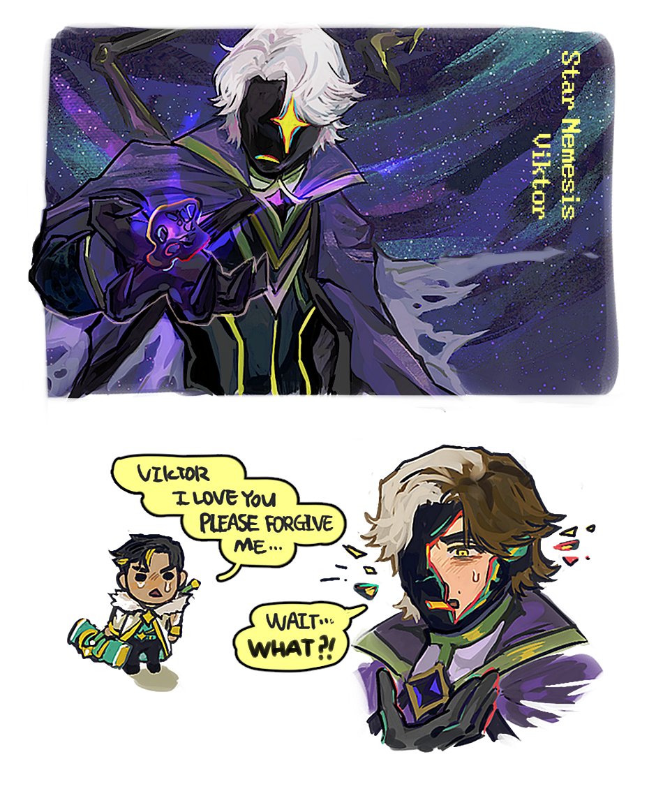 Star guardian AU 2 #jayvik #Jayce #Viktor