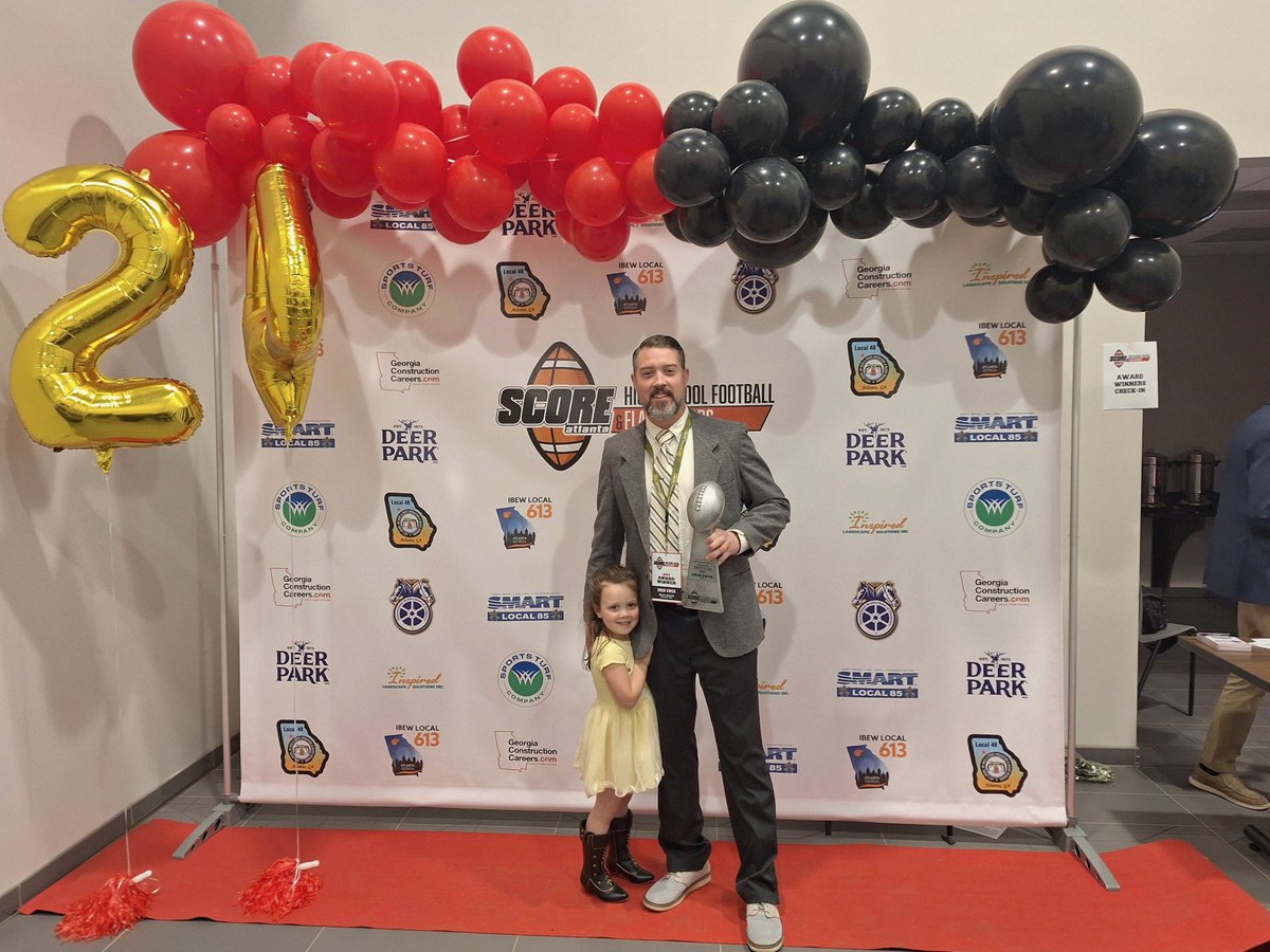 Collins Hill Eagles Football (@collinshillfb) on Twitter photo Thanks again to <a href="/scoreatlanta/">SCORE Atlanta</a> for honoring our Head Coach, Drew Swick with the Dave Hunter Coach of the Year Award! We have the best of the best hands down. 👏🏼 Congrats, <a href="/SwickONE8/">Drew Swick</a>!
#FAMILY #FORTHEHILL 🦅 Thanks again to <a href="/scoreatlanta/">SCORE Atlanta</a> for honoring our Head Coach, Drew Swick with the Dave Hunter Coach of the Year Award! We have the best of the best hands down. 👏🏼 Congrats, <a href="/SwickONE8/">Drew Swick</a>!
#FAMILY #FORTHEHILL 🦅