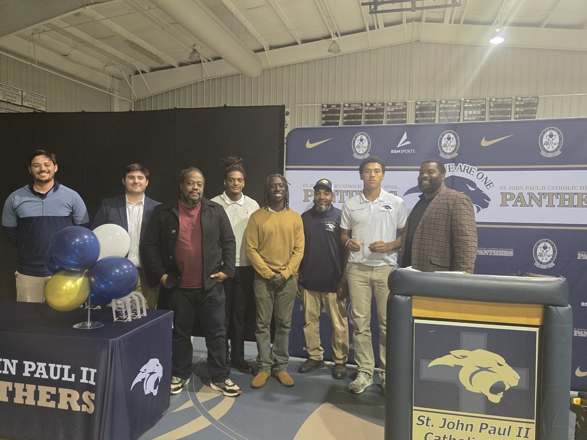 Julian Thompson (@juthompson2025) on Twitter photo Celebrated our season and the last four years with my SJPII Football Family last night. Hard to believe this is my last high school football banquet. Thank you to all my coaches for honoring me with the Defensive Big Award #WeAreOne <a href="/CoachHarv_/">Evan Harvey</a> <a href="/coachcdjackson/">Charlie Jackson</a> @Coachchance_usm Celebrated our season and the last four years with my SJPII Football Family last night. Hard to believe this is my last high school football banquet. Thank you to all my coaches for honoring me with the Defensive Big Award #WeAreOne <a href="/CoachHarv_/">Evan Harvey</a> <a href="/coachcdjackson/">Charlie Jackson</a> @Coachchance_usm