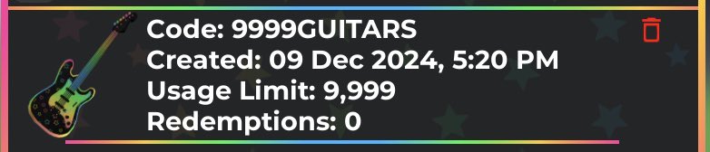 dr0wpp's tweet image. CODE: 9999Guitars
Follow: roblox.com/users/33333405…, roblox.com/users/22611454…, roblox.com/users/40743194…
Join: roblox.com/groups/33807018, roblox.com/communities/34…
Redeem In: roblox.com/games/14842238…