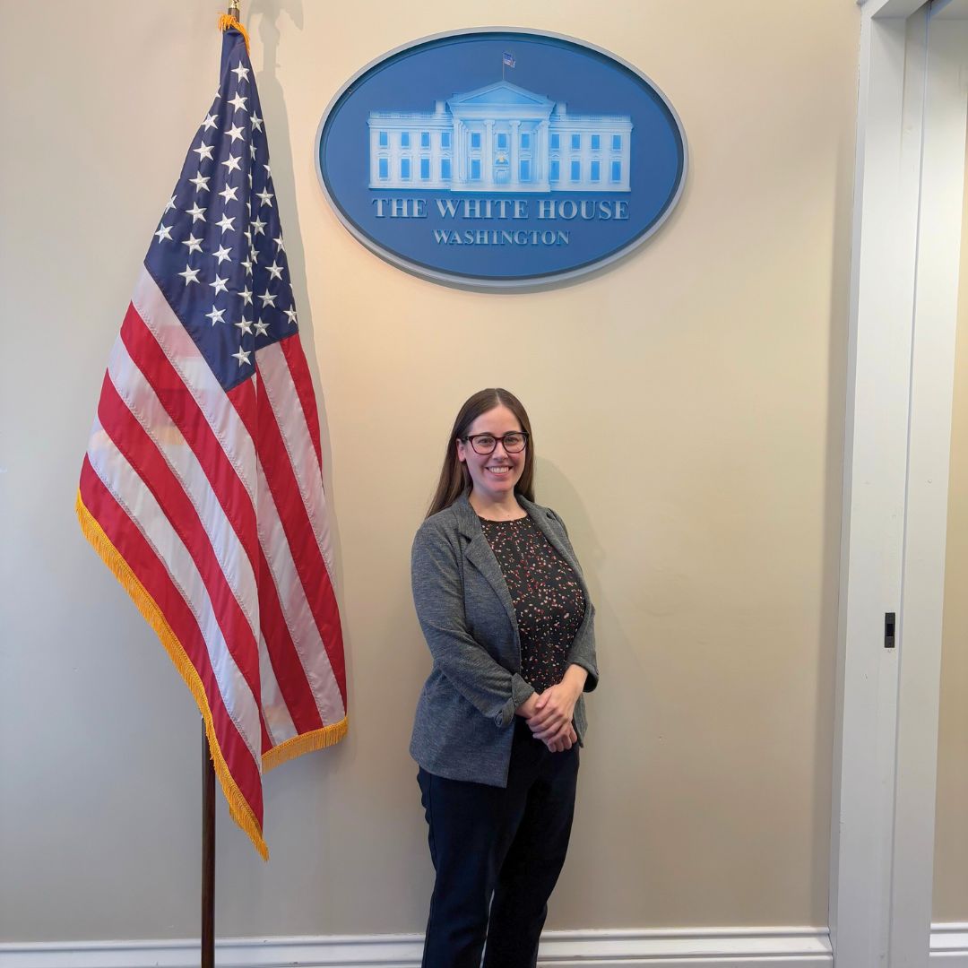ChgoCivilRights's tweet photo. From Chicago to the White House! ➡️ 🏛️ Our Director of Equitable Community Development and Housing, Emily Coffey, was invited to speak today at the Legal Aid Interagency Roundtable (LAIR). https://t.co/i7zDcnAJQi
