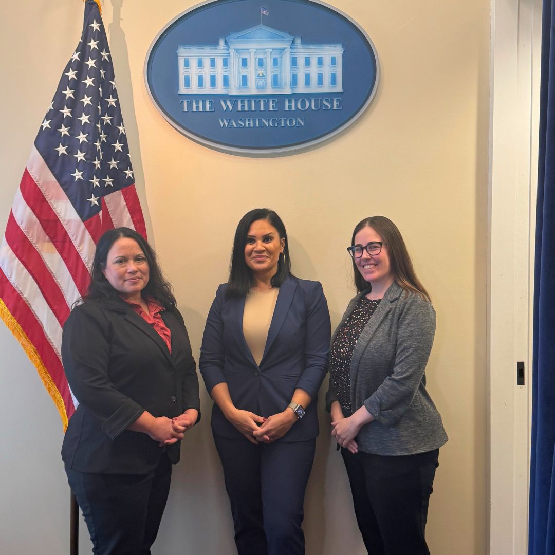 ChgoCivilRights's tweet photo. From Chicago to the White House! ➡️ 🏛️ Our Director of Equitable Community Development and Housing, Emily Coffey, was invited to speak today at the Legal Aid Interagency Roundtable (LAIR). https://t.co/i7zDcnAJQi