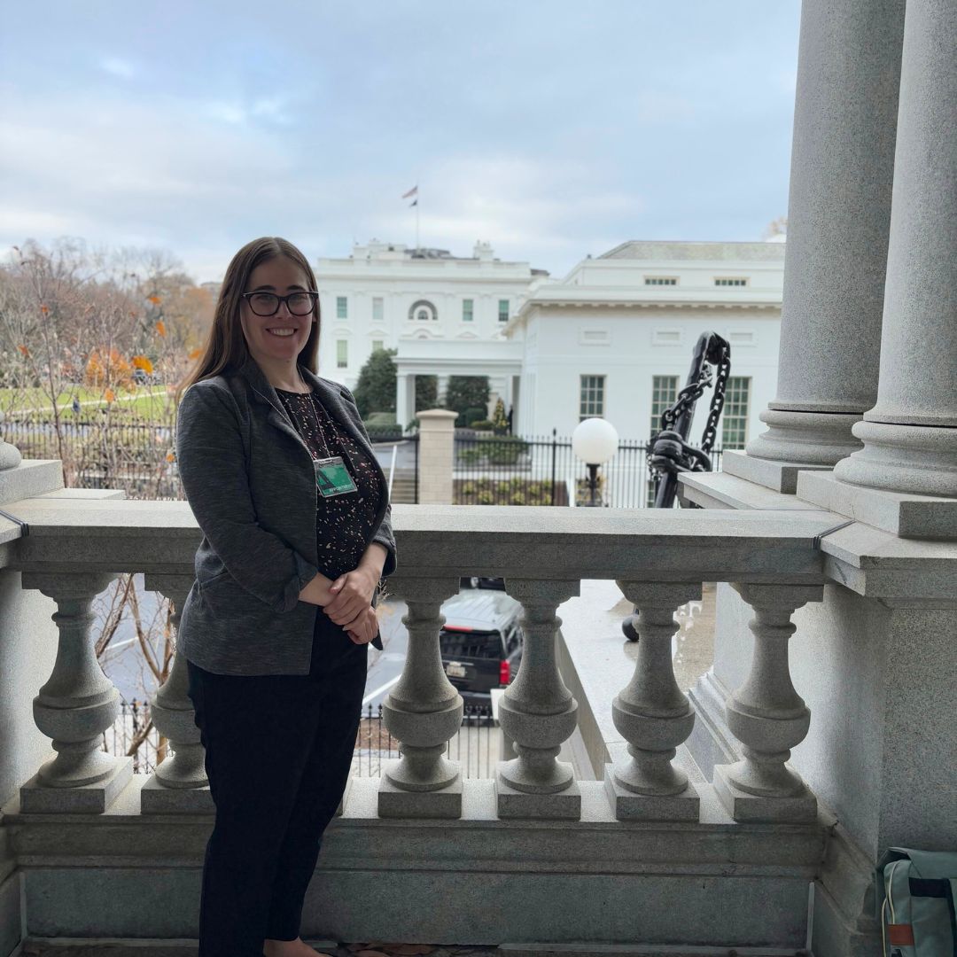 ChgoCivilRights's tweet photo. From Chicago to the White House! ➡️ 🏛️ Our Director of Equitable Community Development and Housing, Emily Coffey, was invited to speak today at the Legal Aid Interagency Roundtable (LAIR). https://t.co/i7zDcnAJQi