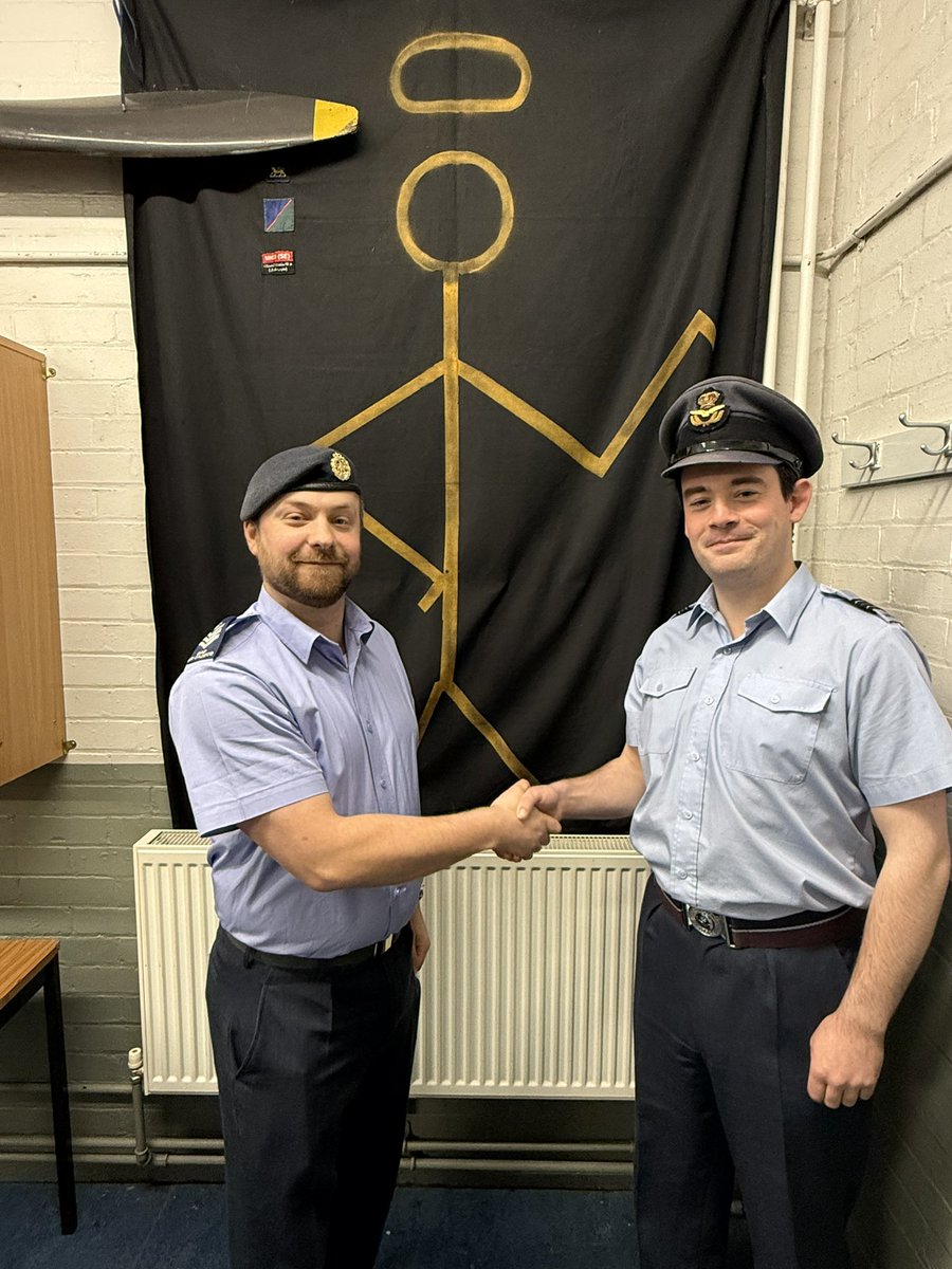 16F_ATC's tweet photo. Promotion!! 🎉 Following recommendation by OC 16F and approval from OC Middlesex Wing, our Sqn WO, Sgt Rookes has been promoted to Flight Sergeant! https://t.co/2QsK3zle2X