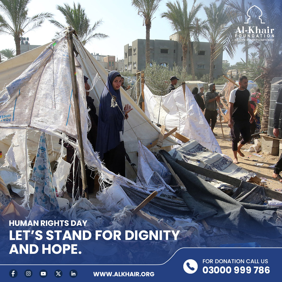 AlKhairUK's tweet photo. Human Rights Day highlights the urgent need to ensure basic rights like food, shelter, and education for everyone. 

https://t.co/iyEQ1GIuFn
📞 03000 999 786

#HumanRightsDay #EqualityForAll #StandForJustice #SupportTheNeedy #BasicRightsMatter #FoodForAll #ShelterForEveryone https://t.co/ZV0Gp0gRFc