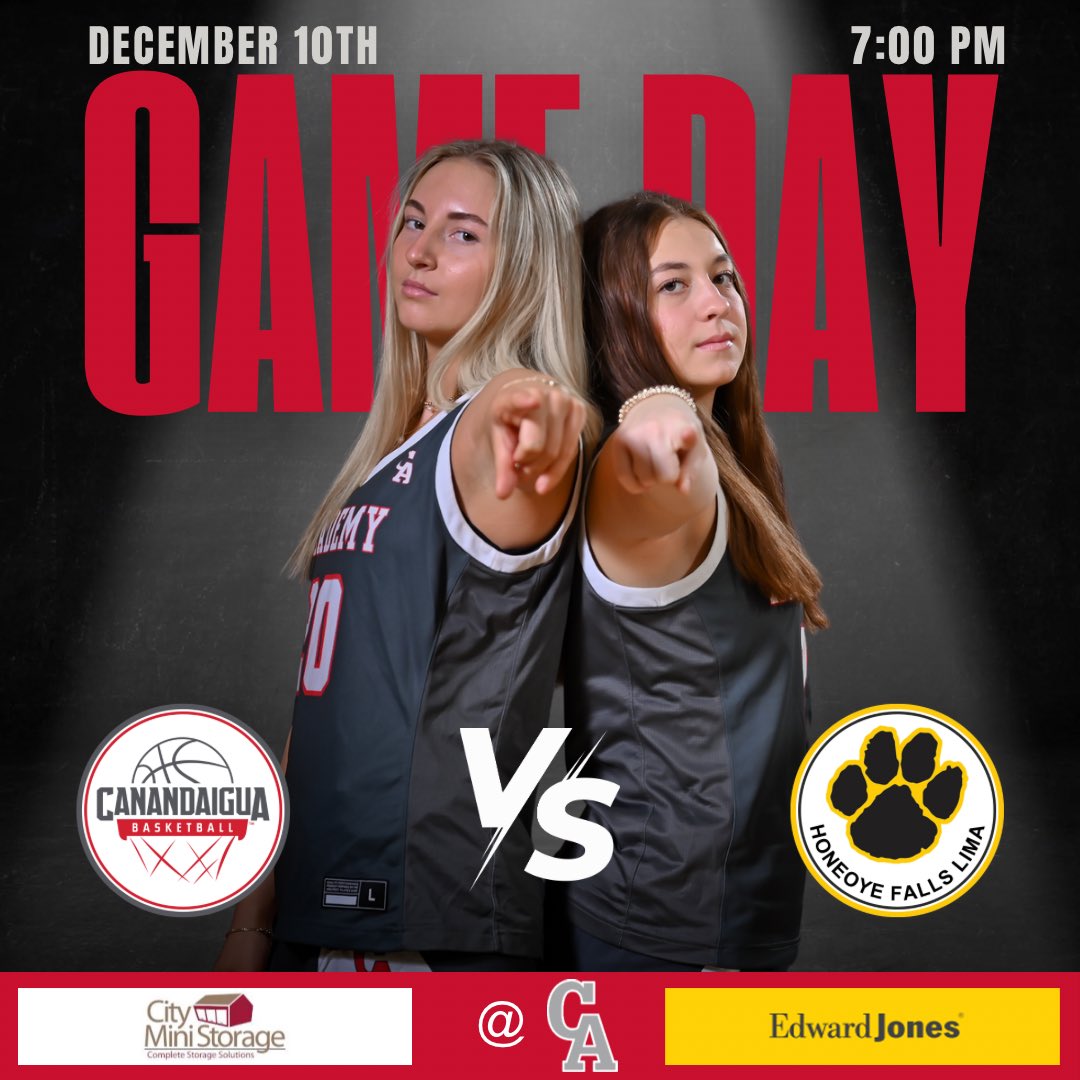 Tuesday, December 10 
#GameDay 🏀

The Gray Wolves match up against the HFL Cougars at 7:00PM

Live stream via Canandaigua Academy YouTube account: youtube.com/@canandaiguayo…

#CAGrayWolves