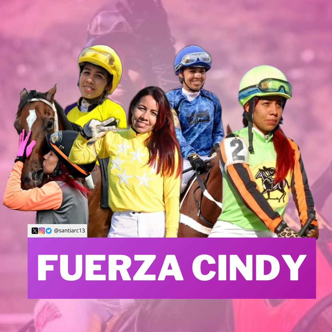 Desde acá deseamos mucha fuerza y el apoyo a Cindy Carrero 🙏

Con la ayuda de Dios ella estará bien

Unidos en oraciones por Cindy 🙏