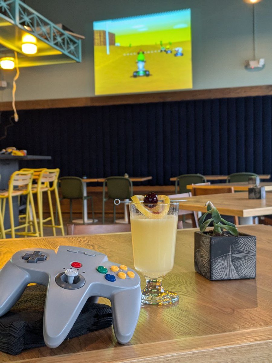 The N64 is hooked up to the projector and the drinks are ready. Stop by Sheridan today for a great game night! If you're more in the mood to watch a movie, our Naughty and Nice Christmas movies continue at Green Mountain.