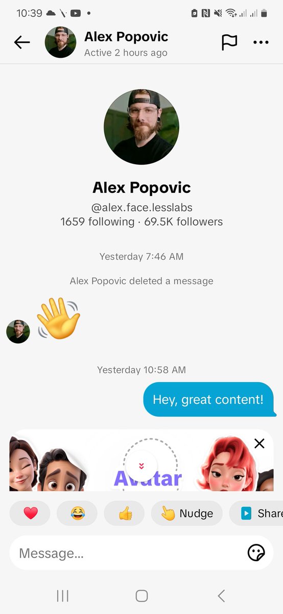 Deadly42's tweet photo. @alexfacelesslbs Ah ok! Thanks for confirming..this is the person. https://t.co/DPllU259wd