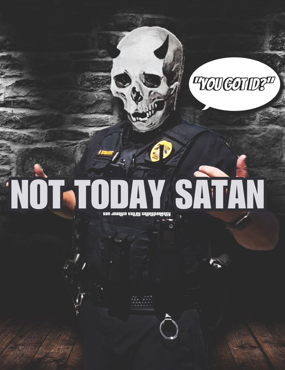 sjvtkern's tweet photo. Demonic Creatures with a badge https://t.co/p8bNungqIt