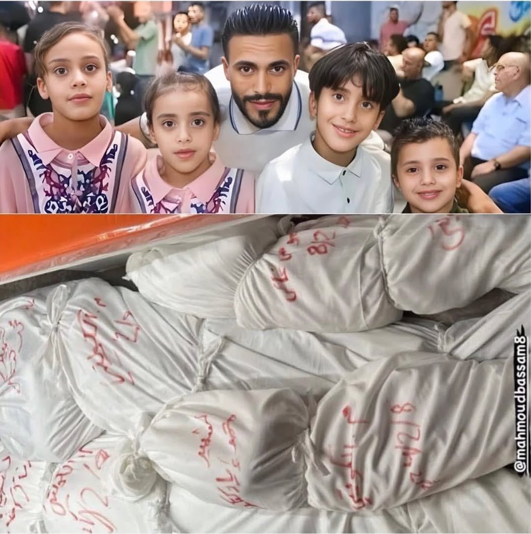 AbujomaaGaza's tweet image. His wife, his 4 angels and him were KILLED by Israeli occupation forces!