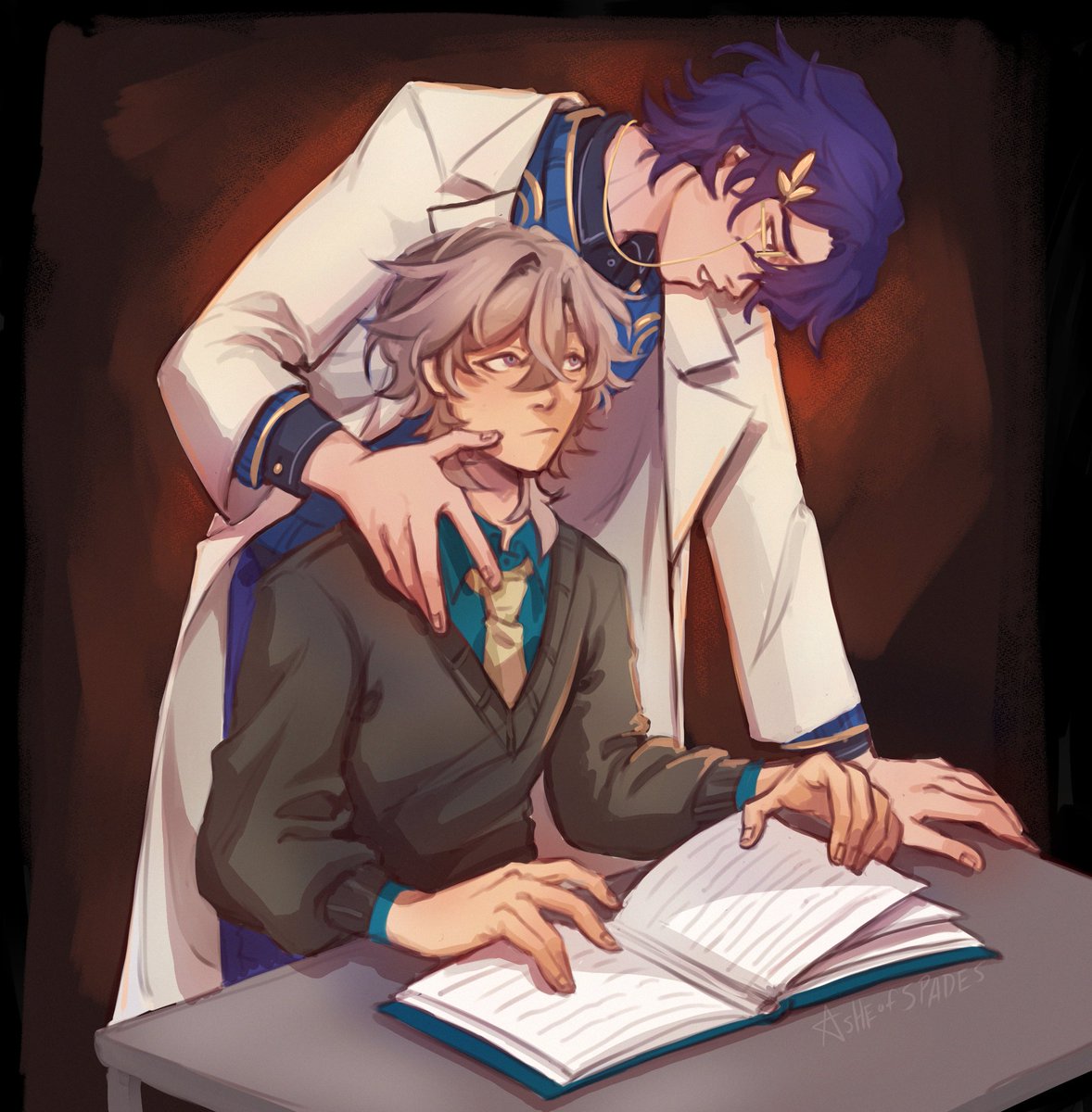 AsheOfSpades's tweet image. Smol painting~ ♡
#ratiorine #aventurine #DrRatio