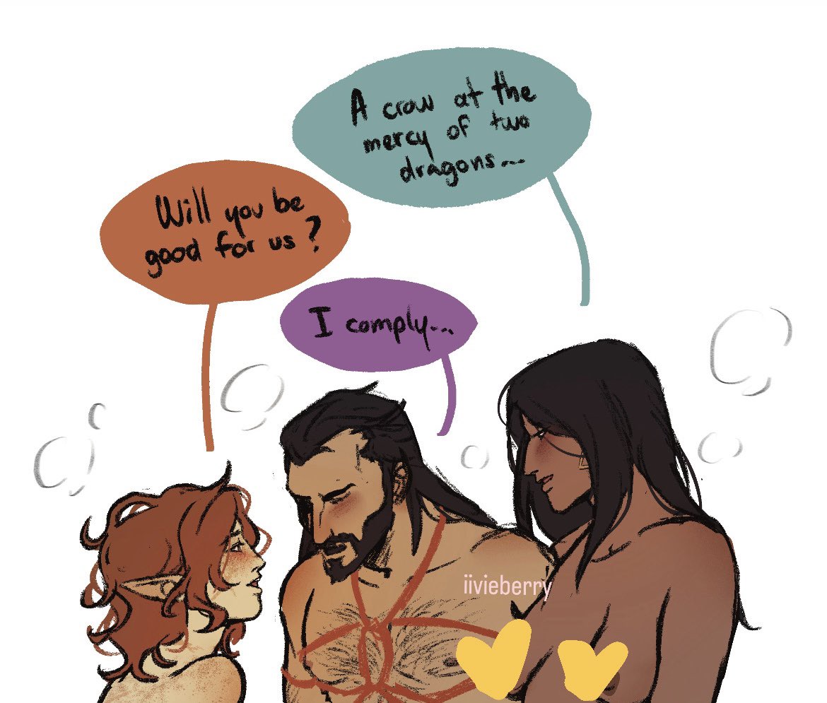 iivieberry's tweet photo. 🐉🐉🐦‍⬛❤️‍🔥 #LucanisDellamorte #NeveGallus #DragonAge https://t.co/ZT7ARrCZx3