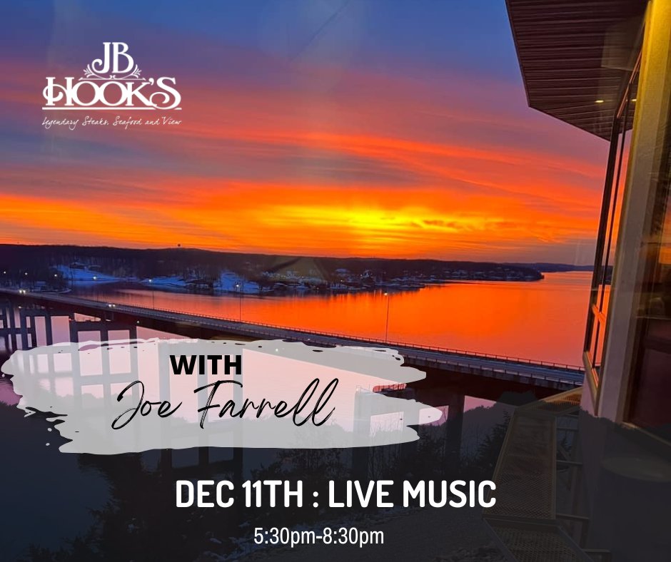 JBHooks's tweet photo. Midweek magic is here! Catch Joe Farrell LIVE at JB Hooks every Wednesday. 🎸 Enjoy great music, amazing food, and stunning lake views. 🍷🍤

#WednesdayVibes #JoeFarrell #LiveMusic #JBHooks https://t.co/YcDfq4B008