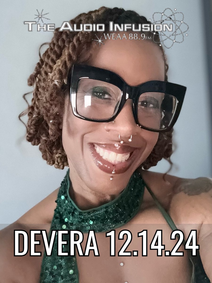 audioinfusion's tweet photo. DeVera will be closing out the show this Saturday night at 4AM before Gospel Grace takes over. Make sure you tune in at WEAA 88.9 FM and HD1 Baltimore or download the WEAA app. Remember that Saturday night doesn't end at midnight. We are the voice of the community. https://t.co/ldSco3dUPr