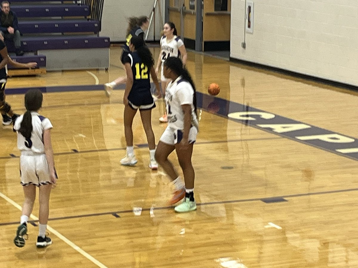 The Storm vs the Caps in non-conference JV basketball action tonight <a href="/BroughtonHoops/">Broughton Basketball</a> ! <a href="/WS_Storm_Sports/">Willow Spring Storm</a> AD Mike Dunphy coaching ‘em up!