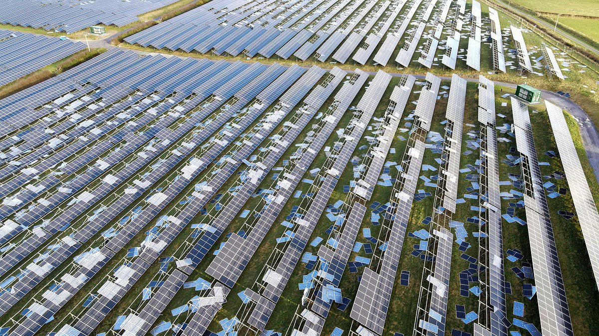 Storm Darragh leaves UK's Biggest solar farm in pieces in blow to green energy trib.al/z9CNGBT