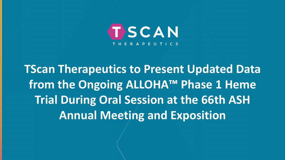 Today we announced updated data from the ongoing ALLOHA™ Phase 1 heme trial being presented in an oral session at #ASH24. Read the press release to learn more and join our virtual KOL event tomorrow where we will discuss these data. bit.ly/4gqzydz