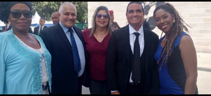 ❤️🖤 Herederos y Herederas de un Legado Victorioso.
Nuestra hermana <a href="/elimurillomrt/">elimurillomrt</a> Secretaria Nacional de Estadística y Política Electoral hace presencia en la Conmemoración  del Bicentenario de la Batalla de Ayacucho  el cual se desarrollo en el Paseo Monumental  los Próceres.