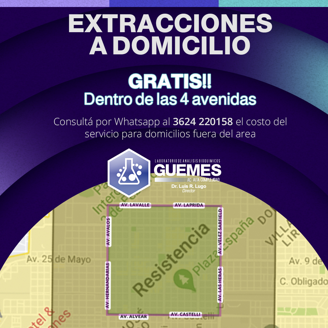 labguemes's tweet photo. 📷𝐄𝐗𝐓𝐑𝐀𝐂𝐂𝐈𝐎𝐍𝐄𝐒 𝐀 𝐃𝐎𝐌𝐈𝐂𝐈𝐋𝐈𝐎 📷
Sabías que el Laboratorio Güemes cuenta con servicio de extracciones a domicilio gratis dentro de las 4 avenidas principales??
Podés solicitarlo a través de Whatsapp al 📷3624 220158.
.
.
#labguemes #servicios https://t.co/6jorNVXFmT