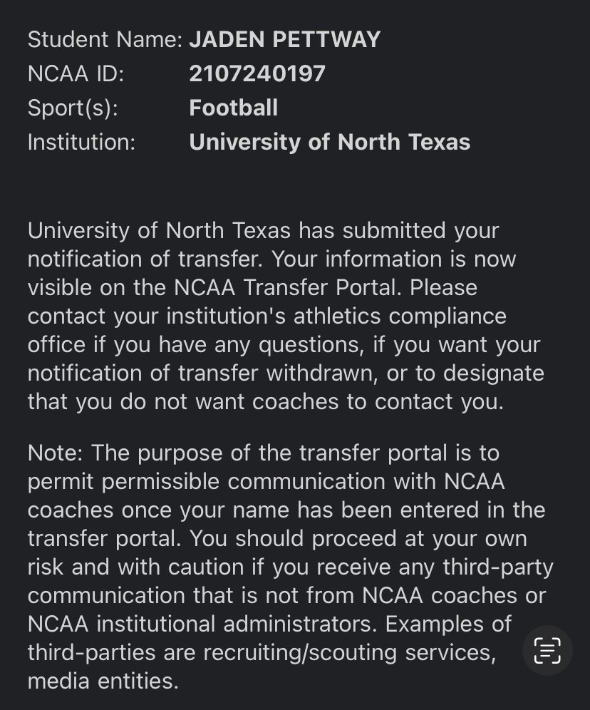 Jaden Pettway (@jaden_pettway) on Twitter photo Officially in the #transferportal <a href="/RivalsPortal/">NCAA Transfer Portal</a> <a href="/247SportsPortal/">247Sports Transfer Portal</a> <a href="/D1RecruitNation/">D1 Nation</a> <a href="/NCAAFootball/">NCAA Football</a> <a href="/CFRecruits/">CollegeFootballRecruiting.com</a> *Video clips in comments Officially in the #transferportal <a href="/RivalsPortal/">NCAA Transfer Portal</a> <a href="/247SportsPortal/">247Sports Transfer Portal</a> <a href="/D1RecruitNation/">D1 Nation</a> <a href="/NCAAFootball/">NCAA Football</a> <a href="/CFRecruits/">CollegeFootballRecruiting.com</a> *Video clips in comments
