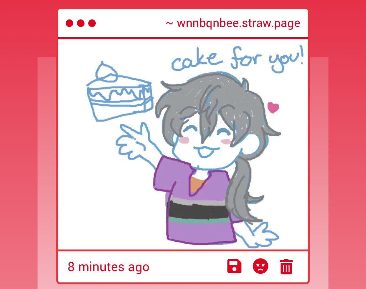 cake…?! waah… thanks so much, niki-shi~! (*´︶`*)