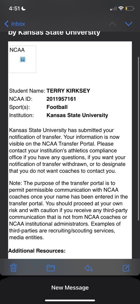 Officially in the transfer portal!!