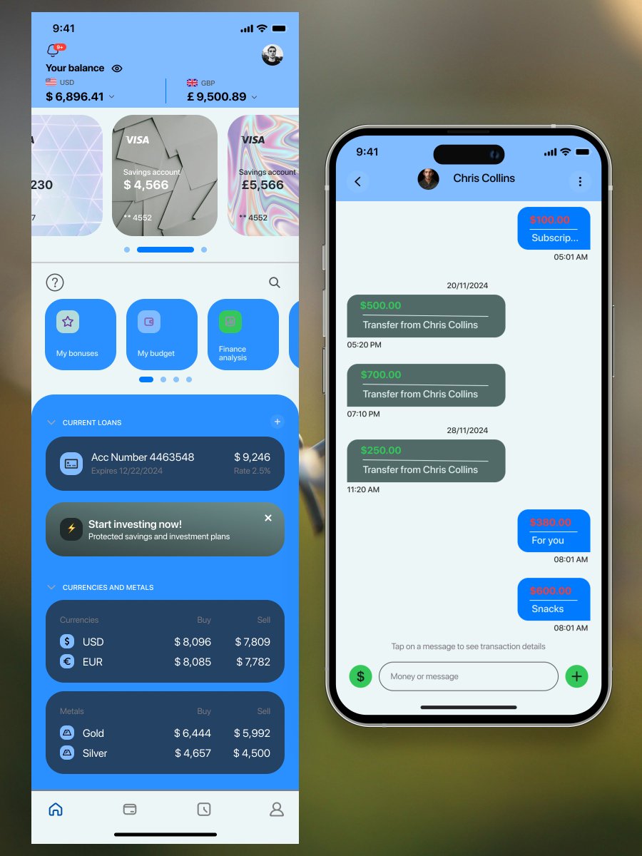 AdebayoUX's tweet photo. Banking doesn’t have to be boring, right? 😊 Here’s a glimpse of Finora in both light and dark modes. 💳🌞🌙
I’d love to hear your thoughts—are you Team Light or Team Dark? Let me know! 👇
#UIUXDesign #MobileAppDesign #Finora #EverybodyLovesJenifa https://t.co/y5POHENLqZ