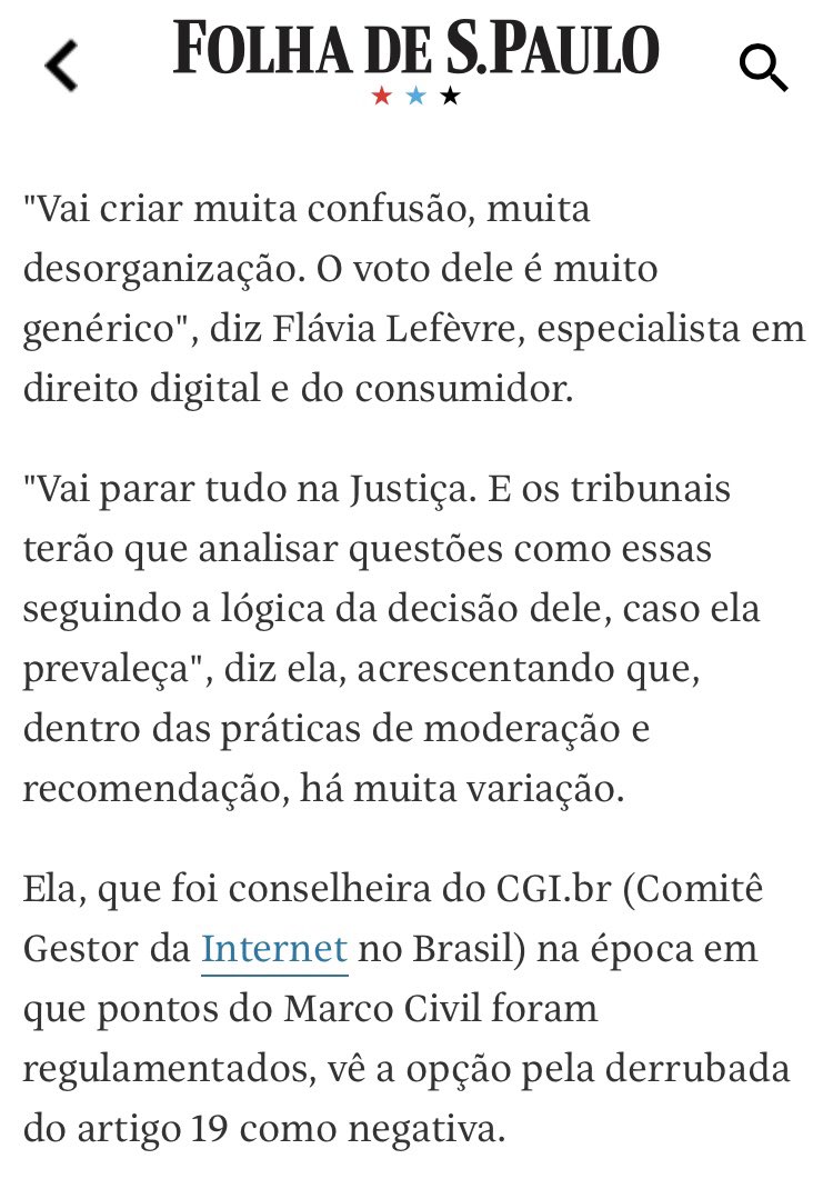 2. E deixo consignado meu entendimento de que revogar o art. 19 do MCI será um erro que trará graves consequências
