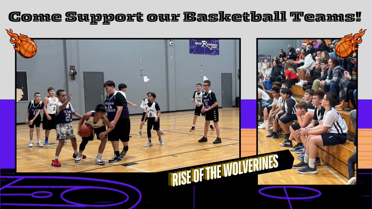 WOMSwolverines's tweet photo. Boys Basketball is officially underway at West Orient! Come support our middle schoolers in motion 🏀🗑️🐾🗑️🏀 Girls Basketball is after Winter Break 🤩 https://t.co/anQm80AIYG