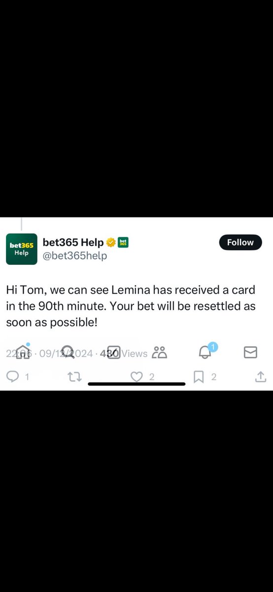 TomS3456's tweet photo. @bet365help So why send this? I have contacted the regulator, as you cannot post stuff like this and then retract. https://t.co/SNFbqPiV2c