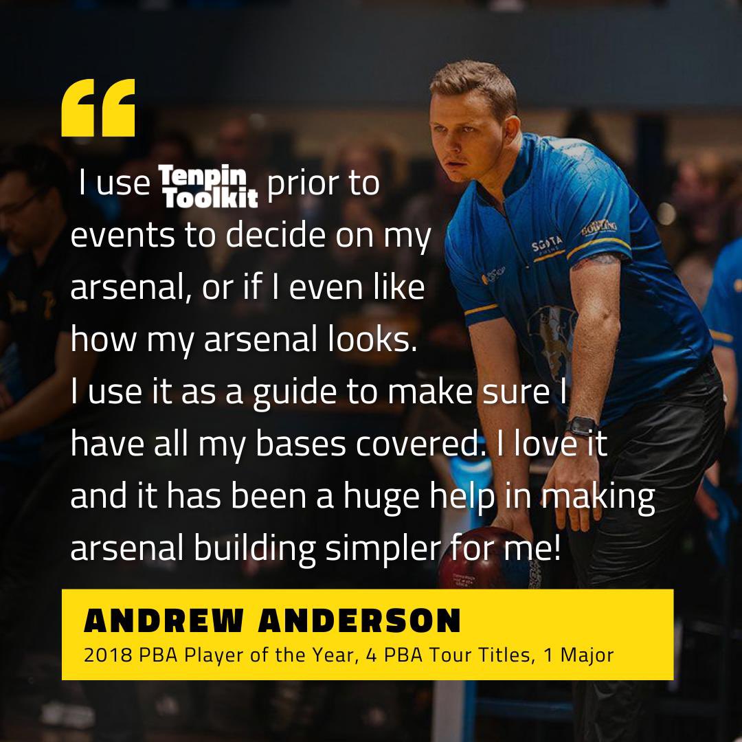 TenpinToolkit's tweet image. Awesome to receive these comments from @PBATour Pro Andrew Anderson (@AAnderson300) on how he’s been using Tenpin Toolkit to help build his arsenal.