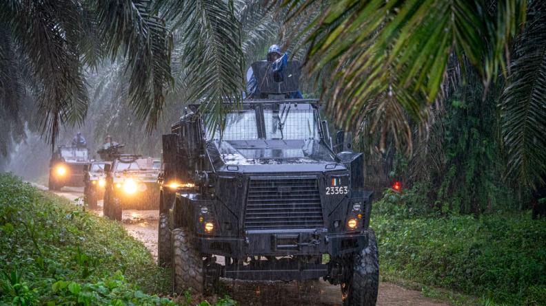 Intelligency225's tweet photo. #Cotedivoire 🇨🇮 #Zanzan | Les Forces armées de Côte d’Ivoire (FACI) mènent un exercice tactique #interarmes dans le district du Zanzan depuis le mercredi 4 décembre 2024 pour s’achever samedi 14 décembre 2024, dont l’objectif vise à renforcer la coordination des capacités opérationnelles interarmes et à tester le soutien médical en situation de combat.

L’état-major des #FACI a présenté ses excuses aux populations pour d’éventuels désagréments causés par ces activités, tout en s’engageant à en limiter l’impact.